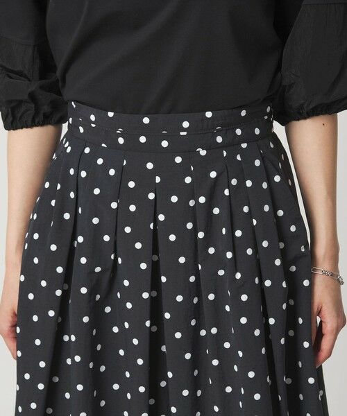 green label relaxing / グリーンレーベル リラクシング ロング・マキシ丈スカート | タック フレア スカート 2 ドット | 詳細7