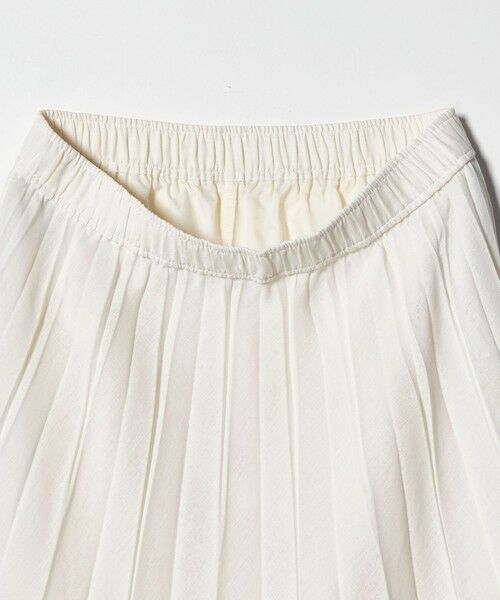 green label relaxing / グリーンレーベル リラクシング ロング・マキシ丈スカート | シアー ガーゼ プリーツスカート | 詳細1