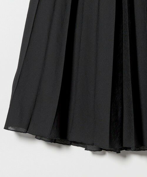 green label relaxing / グリーンレーベル リラクシング ロング・マキシ丈スカート | シアー ガーゼ プリーツスカート | 詳細6