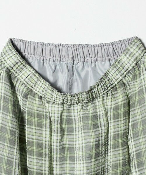 green label relaxing / グリーンレーベル リラクシング ロング・マキシ丈スカート | シアー チェック ロング スカート | 詳細8