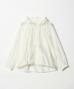 green label relaxing / グリーンレーベル リラクシング ブルゾン | シアー ギャザー フード ブルゾン