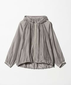 green label relaxing / グリーンレーベル リラクシング ブルゾン | シアー ギャザー フード ブルゾン