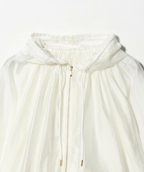 green label relaxing / グリーンレーベル リラクシング ブルゾン | シアー ギャザー フード ブルゾン | 詳細8