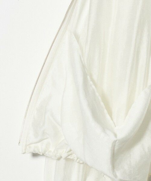 green label relaxing / グリーンレーベル リラクシング ブルゾン | シアー ギャザー フード ブルゾン | 詳細9