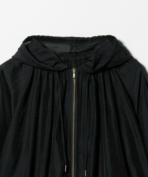 green label relaxing / グリーンレーベル リラクシング ブルゾン | シアー ギャザー フード ブルゾン | 詳細4