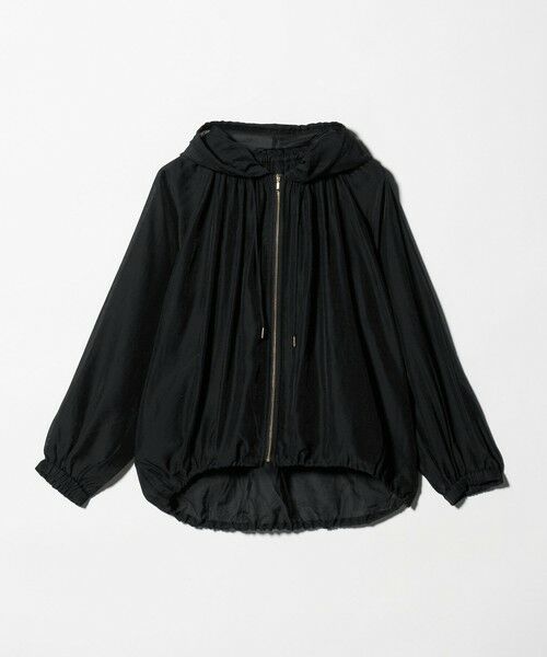 green label relaxing / グリーンレーベル リラクシング ブルゾン | シアー ギャザー フード ブルゾン | 詳細15