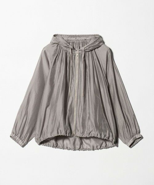 green label relaxing / グリーンレーベル リラクシング ブルゾン | シアー ギャザー フード ブルゾン | 詳細23