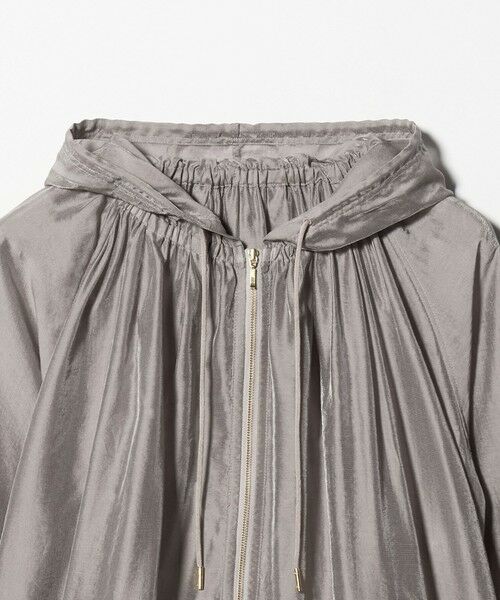 green label relaxing / グリーンレーベル リラクシング ブルゾン | シアー ギャザー フード ブルゾン | 詳細8
