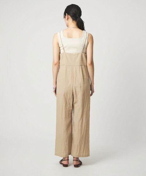 green label relaxing / グリーンレーベル リラクシング サロペット・オールインワン | ［size SHORT/TALLあり］フィブリル Vネック オールインワン | 詳細16