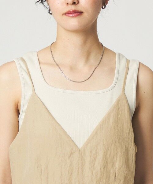 green label relaxing / グリーンレーベル リラクシング サロペット・オールインワン | ［size SHORT/TALLあり］フィブリル Vネック オールインワン | 詳細17