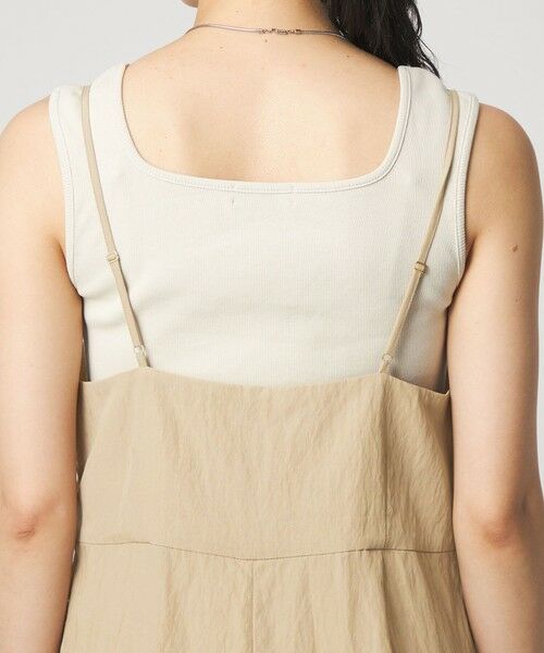 green label relaxing / グリーンレーベル リラクシング サロペット・オールインワン | ［size SHORT/TALLあり］フィブリル Vネック オールインワン | 詳細18