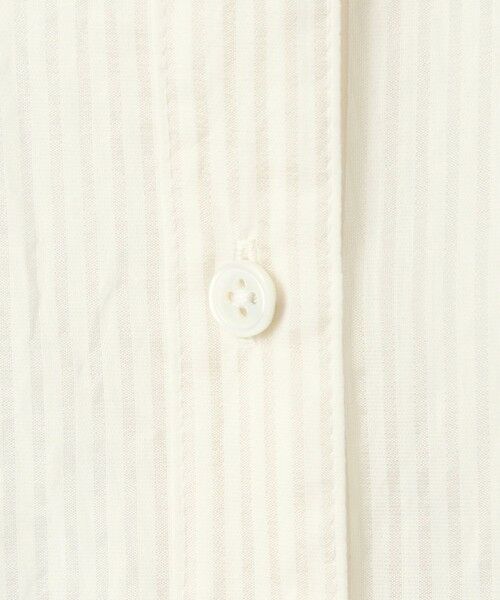 green label relaxing / グリーンレーベル リラクシング ロング・マキシ丈ワンピース | シアー ストライプ シャツワンピース | 詳細6