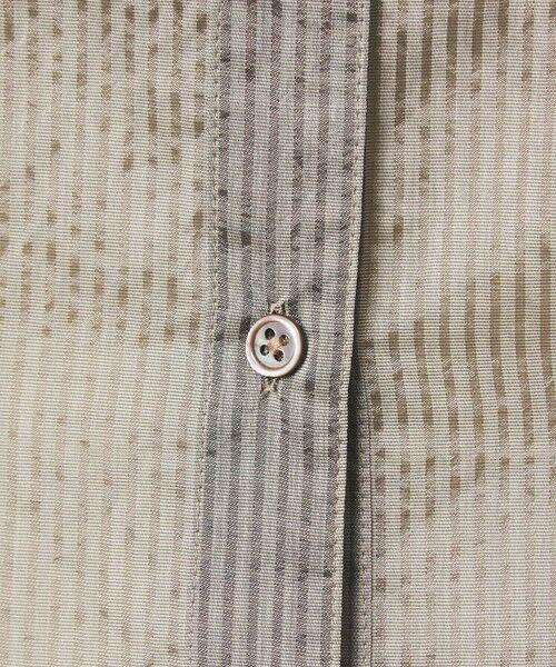 green label relaxing / グリーンレーベル リラクシング ロング・マキシ丈ワンピース | シアー ストライプ シャツワンピース | 詳細23