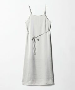 green label relaxing / グリーンレーベル リラクシング ミニ丈・ひざ丈ワンピース | ライトサテン キャミソール ワンピース