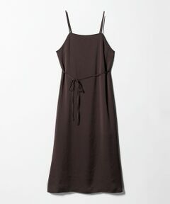 green label relaxing / グリーンレーベル リラクシング ミニ丈・ひざ丈ワンピース | ライトサテン キャミソール ワンピース