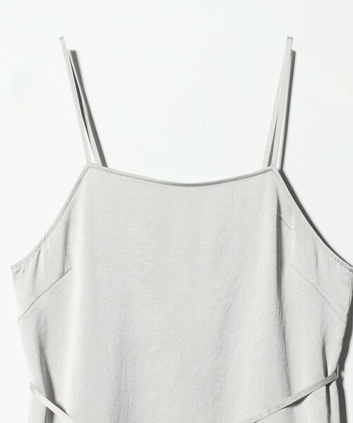 green label relaxing / グリーンレーベル リラクシング ミニ丈・ひざ丈ワンピース | ライトサテン キャミソール ワンピース | 詳細1