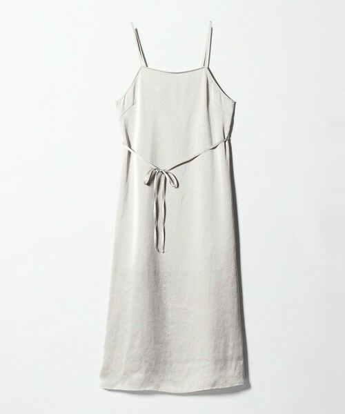 green label relaxing / グリーンレーベル リラクシング ミニ丈・ひざ丈ワンピース | ライトサテン キャミソール ワンピース | 詳細7