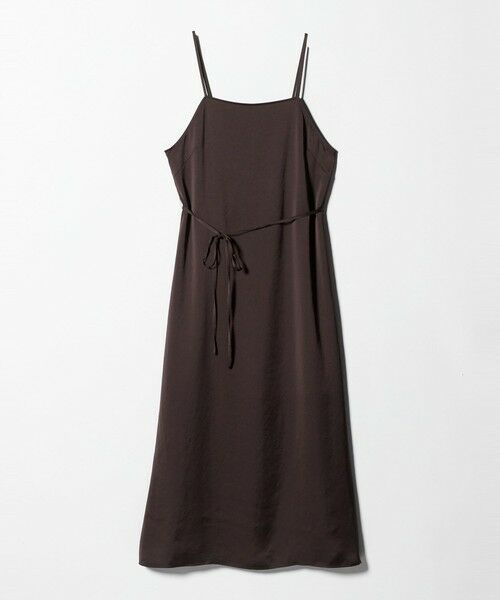 green label relaxing / グリーンレーベル リラクシング ミニ丈・ひざ丈ワンピース | ライトサテン キャミソール ワンピース | 詳細20