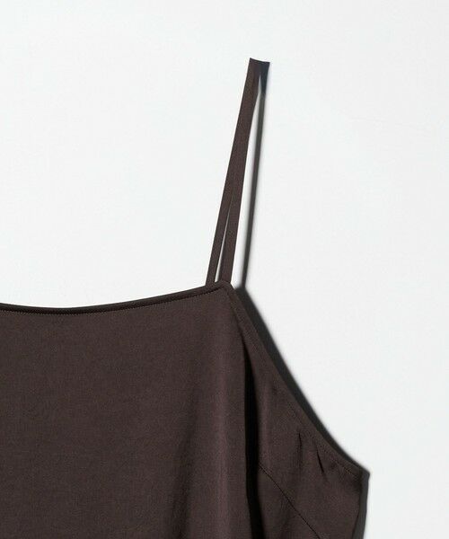 green label relaxing / グリーンレーベル リラクシング ミニ丈・ひざ丈ワンピース | ライトサテン キャミソール ワンピース | 詳細23