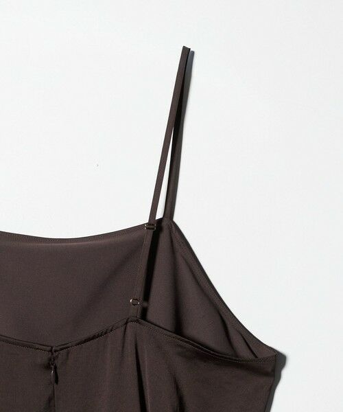 green label relaxing / グリーンレーベル リラクシング ミニ丈・ひざ丈ワンピース | ライトサテン キャミソール ワンピース | 詳細25