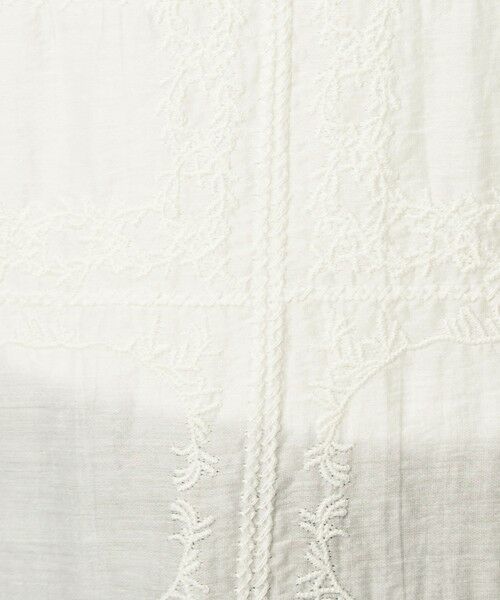 green label relaxing / グリーンレーベル リラクシング ロング・マキシ丈ワンピース | シアー クロス ステッチ ワンピース | 詳細14