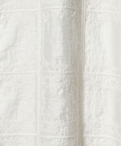 green label relaxing / グリーンレーベル リラクシング ロング・マキシ丈ワンピース | シアー クロス ステッチ ワンピース | 詳細16