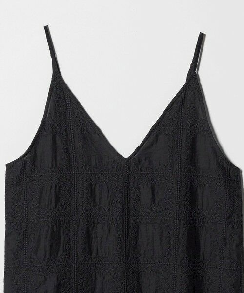 green label relaxing / グリーンレーベル リラクシング ロング・マキシ丈ワンピース | シアー クロス ステッチ ワンピース | 詳細24