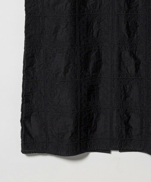 green label relaxing / グリーンレーベル リラクシング ロング・マキシ丈ワンピース | シアー クロス ステッチ ワンピース | 詳細26