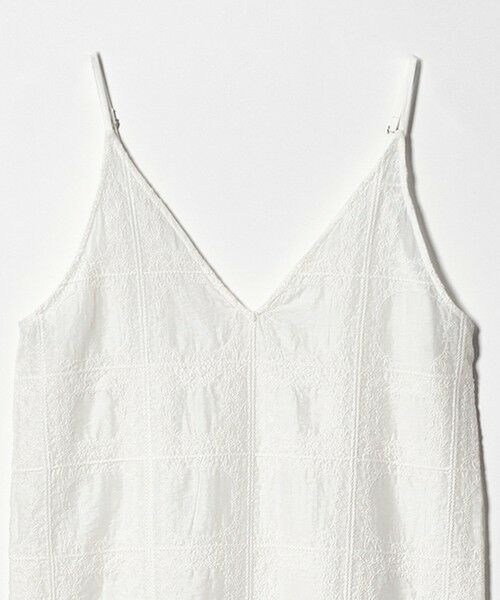 green label relaxing / グリーンレーベル リラクシング ロング・マキシ丈ワンピース | シアー クロス ステッチ ワンピース | 詳細30