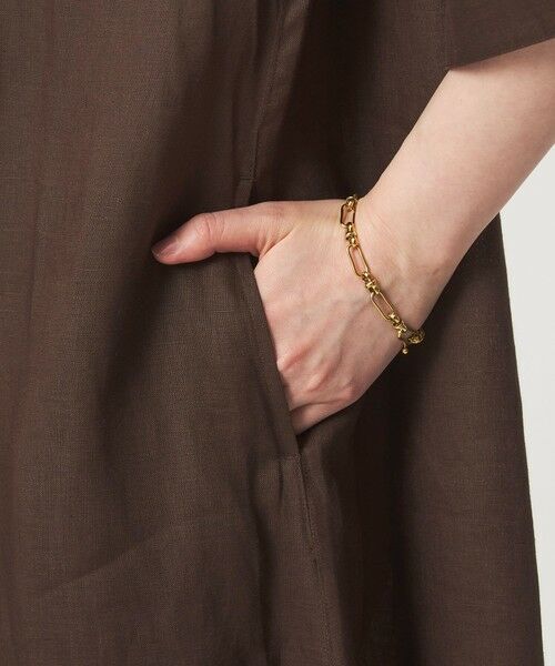 green label relaxing / グリーンレーベル リラクシング ロング・マキシ丈ワンピース | ［size SHORTあり］リネン シャツ ワンピース | 詳細14