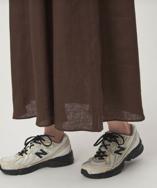 green label relaxing / グリーンレーベル リラクシング ロング・マキシ丈ワンピース | ［size SHORTあり］リネン シャツ ワンピース | 詳細15