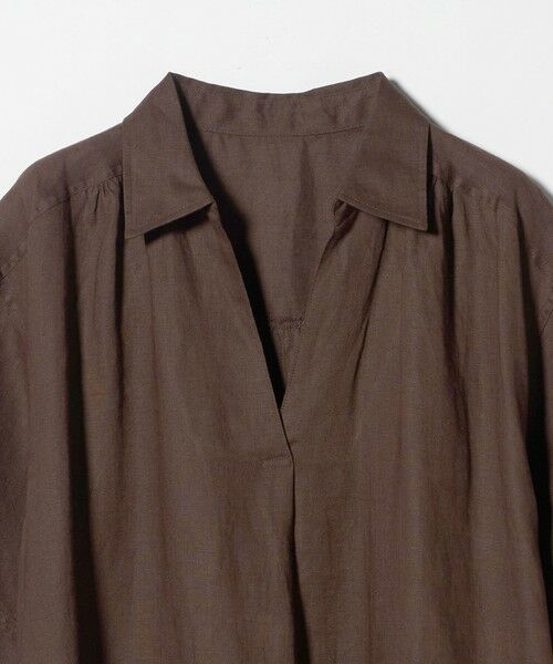 green label relaxing / グリーンレーベル リラクシング ロング・マキシ丈ワンピース | ［size SHORTあり］リネン シャツ ワンピース | 詳細19