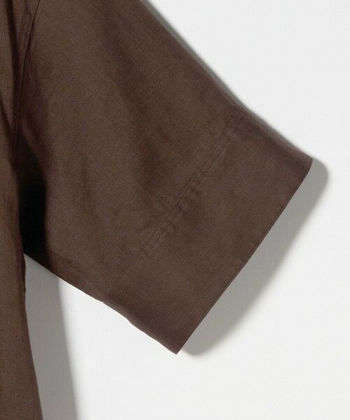 green label relaxing / グリーンレーベル リラクシング ロング・マキシ丈ワンピース | ［size SHORTあり］リネン シャツ ワンピース | 詳細20