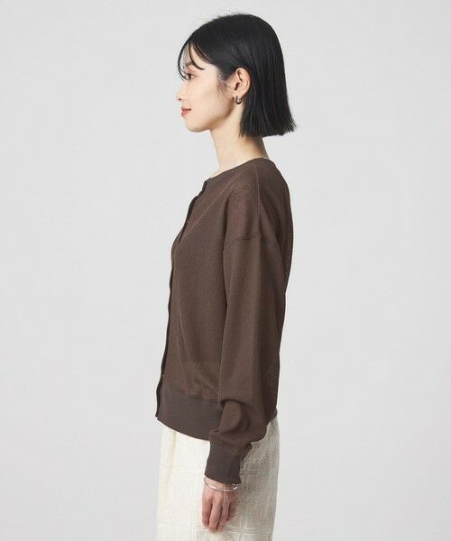 green label relaxing / グリーンレーベル リラクシング カーディガン・ボレロ | シアー サーマル 2WAY カーディガン | 詳細14