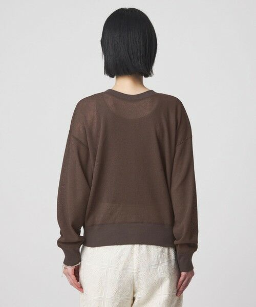 green label relaxing / グリーンレーベル リラクシング カーディガン・ボレロ | シアー サーマル 2WAY カーディガン | 詳細15