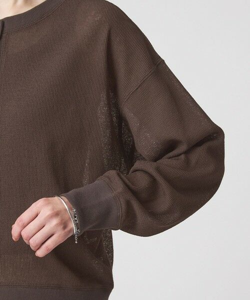 green label relaxing / グリーンレーベル リラクシング カーディガン・ボレロ | シアー サーマル 2WAY カーディガン | 詳細17