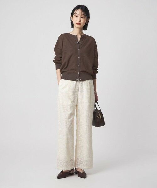 green label relaxing / グリーンレーベル リラクシング カーディガン・ボレロ | シアー サーマル 2WAY カーディガン | 詳細10