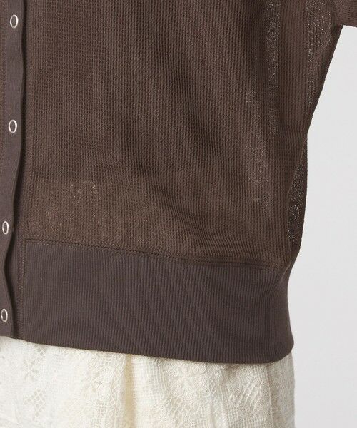 green label relaxing / グリーンレーベル リラクシング カーディガン・ボレロ | シアー サーマル 2WAY カーディガン | 詳細18