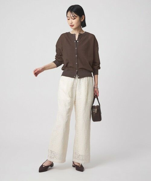 green label relaxing / グリーンレーベル リラクシング カーディガン・ボレロ | シアー サーマル 2WAY カーディガン | 詳細11