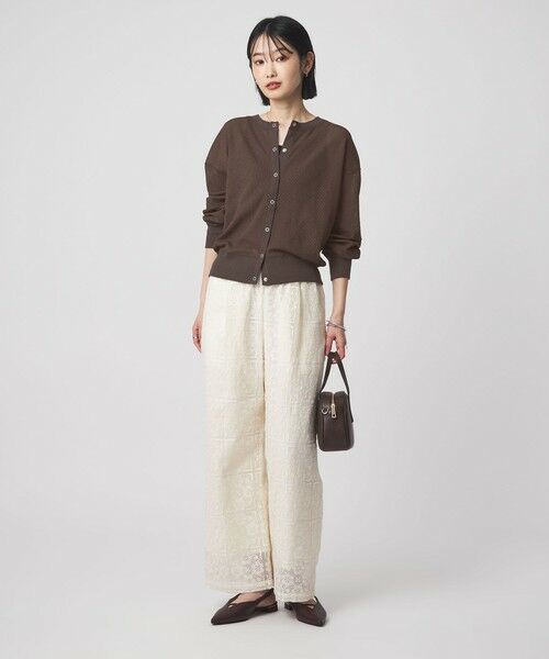 green label relaxing / グリーンレーベル リラクシング カーディガン・ボレロ | シアー サーマル 2WAY カーディガン | 詳細12