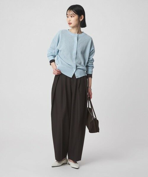 green label relaxing / グリーンレーベル リラクシング カーディガン・ボレロ | シアー サーマル 2WAY カーディガン | 詳細28