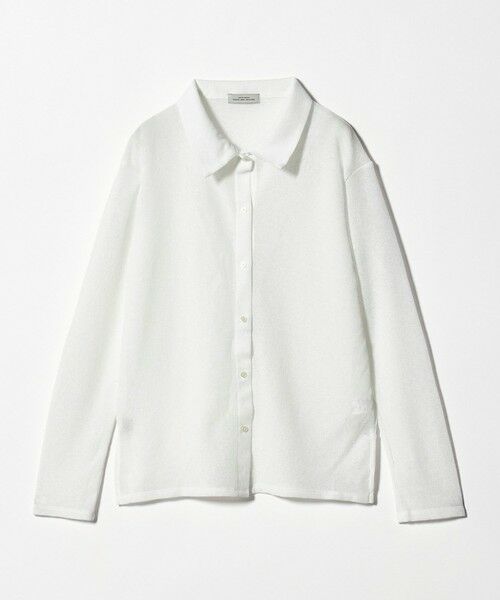 green label relaxing / グリーンレーベル リラクシング カーディガン・ボレロ | シアー サーマル ポロカーディガン | 詳細6