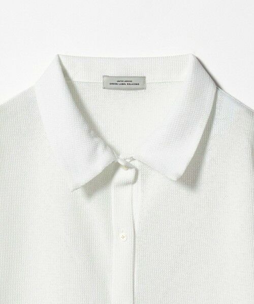 green label relaxing / グリーンレーベル リラクシング カーディガン・ボレロ | シアー サーマル ポロカーディガン | 詳細7