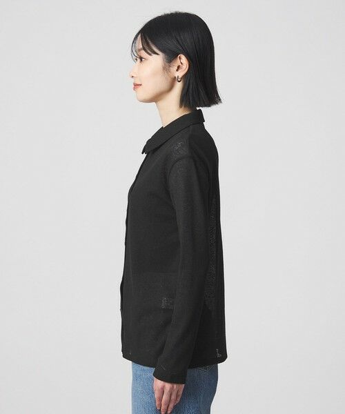 green label relaxing / グリーンレーベル リラクシング カーディガン・ボレロ | シアー サーマル ポロカーディガン | 詳細13