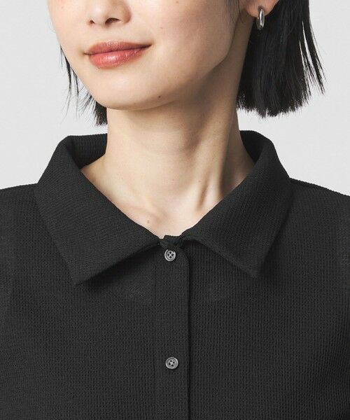 green label relaxing / グリーンレーベル リラクシング カーディガン・ボレロ | シアー サーマル ポロカーディガン | 詳細15