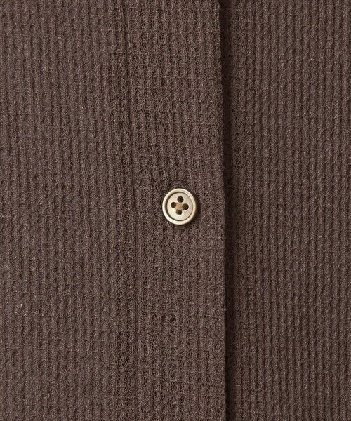 green label relaxing / グリーンレーベル リラクシング カーディガン・ボレロ | シアー サーマル ポロカーディガン | 詳細23