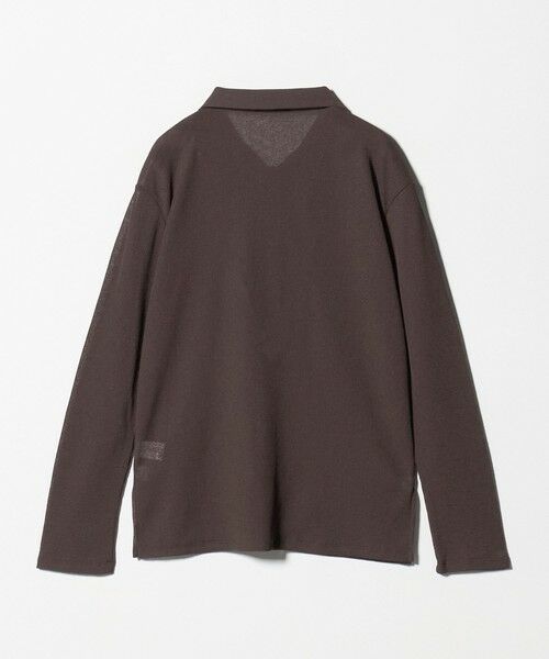 green label relaxing / グリーンレーベル リラクシング カーディガン・ボレロ | シアー サーマル ポロカーディガン | 詳細25