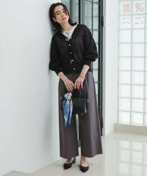 green label relaxing / グリーンレーベル リラクシング カーディガン・ボレロ | 【結論シリーズ】ビューティーネック2WAYカーデ ウォッシャブル | 詳細3