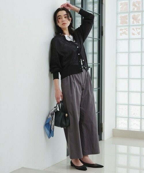 green label relaxing / グリーンレーベル リラクシング カーディガン・ボレロ | 【結論シリーズ】ビューティーネック2WAYカーデ ウォッシャブル | 詳細4