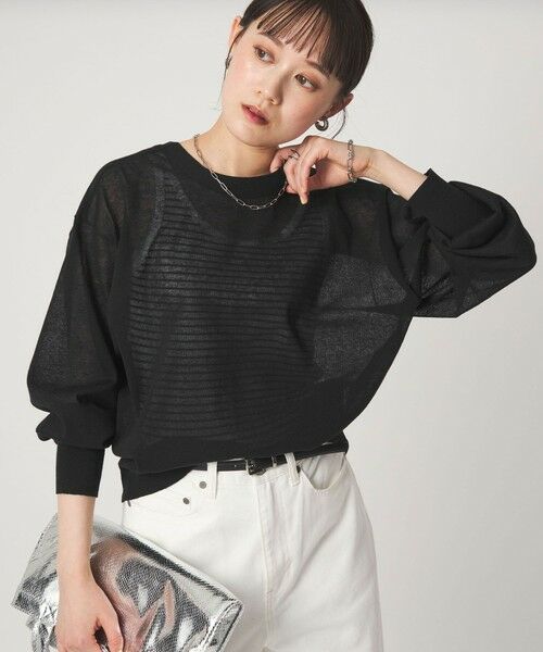 green label relaxing / グリーンレーベル リラクシング カーディガン・ボレロ | 【結論シリーズ】ビューティーネック2WAYカーデ ウォッシャブル | 詳細2